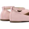 DREAM PAIRS Girls Dress Shoes Girl’s Ballerina Flat Ankle Strap Ballet Flats (Toddler/Little Kid/Big Kid)(Pink)