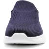 DREAM PAIRS Mules for Women Shoes Slip on Sneakers Knit Flats Lightweight Breathable Comfortable Walking Shoes(Navy-knit)