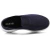 DREAM PAIRS Mules for Women Shoes Slip on Sneakers Knit Flats Lightweight Breathable Comfortable Walking Shoes(Navy-knit)