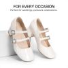 DREAM PAIRS Platform Heels for Women Lightweight Chunky Open Toe Stylish Comfortable Fisherman Sandals with Adjustable Ankle Strap(White)