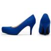 DREAM PAIRS Tiffany Women’s Classic Elegant Versatile Low Stiletto Heel Dress Platform Pumps Shoes(Tiffanny-royalblue)