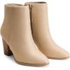 DREAM PAIRS Women’s Ankle Boots Chunky Block Heel Booties(Sand/Suede)