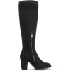 DREAM PAIRS Women’s Chunky Heel Knee High Boots(Black)