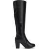 DREAM PAIRS Women’s Chunky Heel Knee High Boots(Black/Pu)