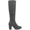 DREAM PAIRS Women’s Chunky Heel Knee High Boots(Grey)