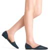 DREAM PAIRS Women’s Elegant Dressy Flats Shoes Pointed Toe Casual Comfort Slip on Walking Flats for Women(Navy)
