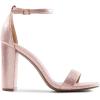 DREAM PAIRS Women’s Hi-Chunk High Heel Pump Sandals(Champagne/Pearl)