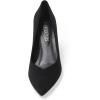DREAM PAIRS Women’s High Chunky Closed Toe Block Heels Pointed Toe Wedding Party Elegant Slip On Pumps Shoes(Black)