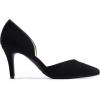 DREAM PAIRS Women’s High Heel Closed Toe Dress Shoes Pumps Elegant Stiletto D’Orsay Slip On(Black-suede)