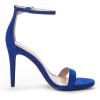 DREAM PAIRS Women’s High Heels Flower Ankle Strap Stilettos Round Open Toe Dressy Sexy Sandals(Royal/Blue)