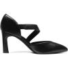 DREAM PAIRS Women’s High Heels Pumps Dress Closed Pointed Toe Comfortable D’Orsay Pumps Shoes for Work Office Wedding Dancing Charmane(Black-pu)