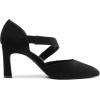 DREAM PAIRS Women’s High Heels Pumps Dress Closed Pointed Toe Comfortable D’Orsay Pumps Shoes for Work Office Wedding Dancing Charmane(Black-suede)