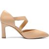 DREAM PAIRS Women’s High Heels Pumps Dress Closed Pointed Toe Comfortable D’Orsay Pumps Shoes for Work Office Wedding Dancing Charmane(Nude-pu)