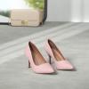 DREAM PAIRS Women’s High Stiletto Heels Closed Pointed Toe Dress Pumps Shoes for Wedding Work Office Business, 3 Inches(Pink)