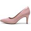 DREAM PAIRS Women’s High Stiletto Heels Closed Pointed Toe Dress Pumps Shoes for Wedding Work Office Business, 3 Inches(Pink-pat)