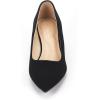 DREAM PAIRS Women’s Pumps Kitten Heel Pointed Toe Shoes for Women Comfortable Office Work Dress Shoes(Black/Nubuck)