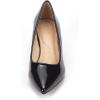 DREAM PAIRS Women’s Pumps Kitten Heel Pointed Toe Shoes for Women Comfortable Office Work Dress Shoes(Black/Pat)