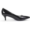 DREAM PAIRS Women’s Pumps Kitten Heel Pointed Toe Shoes for Women Comfortable Office Work Dress Shoes(Black/Pat)