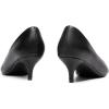 DREAM PAIRS Women’s Pumps Kitten Heel Pointed Toe Shoes for Women Comfortable Office Work Dress Shoes(Black-pu)