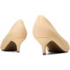 DREAM PAIRS Women’s Pumps Kitten Heel Pointed Toe Shoes for Women Comfortable Office Work Dress Shoes(Nude/Nubuck)