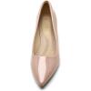 DREAM PAIRS Women’s Pumps Kitten Heel Pointed Toe Shoes for Women Comfortable Office Work Dress Shoes(Pink/Pat)