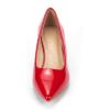 DREAM PAIRS Women’s Pumps Kitten Heel Pointed Toe Shoes for Women Comfortable Office Work Dress Shoes(Red/Pat)