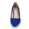 DREAM PAIRS Women’s Pumps Kitten Heel Pointed Toe Shoes for Women Comfortable Office Work Dress Shoes(Royal/Blue)