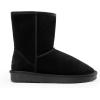DREAM PAIRS Women’s Shorty-New Mid Calf Winter Snow Boots(Black-classic)