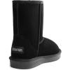 DREAM PAIRS Women’s Shorty-New Mid Calf Winter Snow Boots(Black-classic)