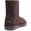 DREAM PAIRS Women’s Shorty-New Mid Calf Winter Snow Boots(Brown-classic)