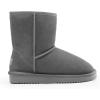DREAM PAIRS Women’s Shorty-New Mid Calf Winter Snow Boots(Grey-classic)