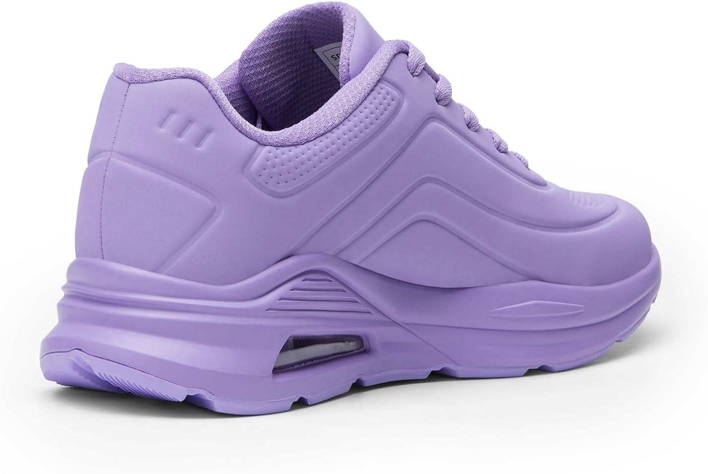 imageDREAM PAIRS Women Platform Wedge Walking Reese Chunky Shoes High Heel Air Cushion Casual Fashion SneakerPurple