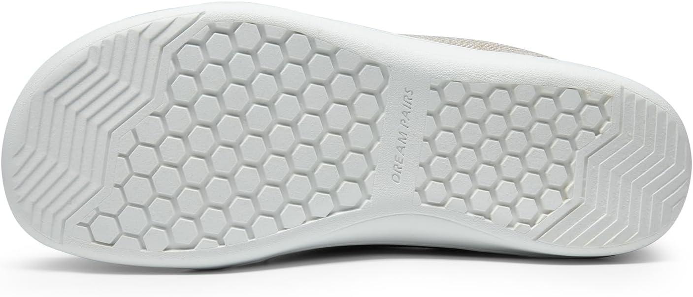 imageDREAM PAIRS Womens Barefoot Walking Wide Toe Box Zero Drop Minimalist Sneakers Non Slip Breathable Comfortable Lightweight Walking ShoesBeige