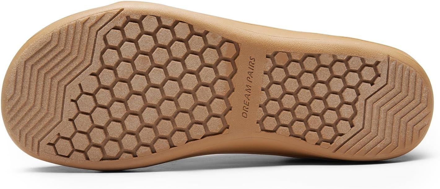 imageDREAM PAIRS Womens Barefoot Walking Wide Toe Box Zero Drop Minimalist Sneakers Non Slip Breathable Comfortable Lightweight Walking ShoesGreyBrown