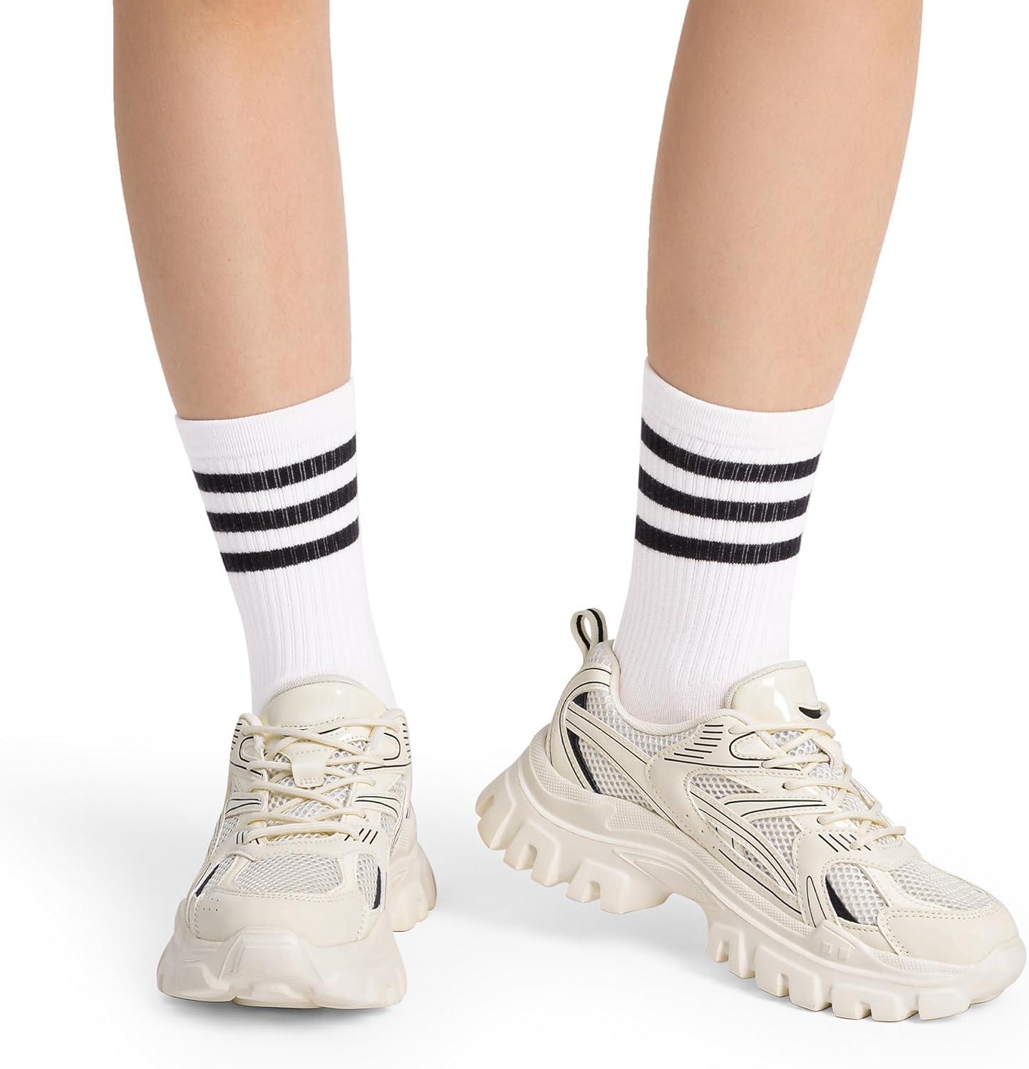 imageDREAM PAIRS Womens Platform Chunky Fashion Sneakers Y2K Maeve LaceUp Comfortable Sneakers Casual Walking ShoesBeigepu