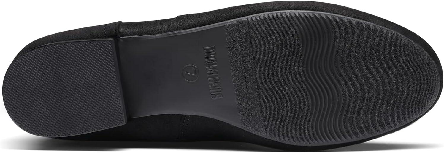 imageDREAM PAIRS Womens Wide Calf Knee High Pull On Fall Weather Winter BootsWideCalfBlack