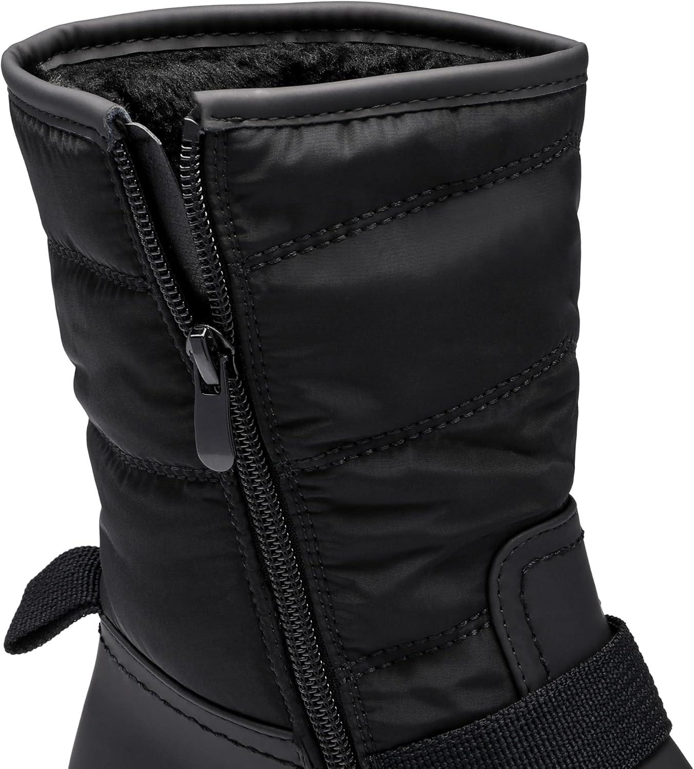 imageDREAM PAIRS Womens Winter Snow Boots Warm Fur Lined Waterproof Mid Calf Booties Comfortable Outdoor NonSlip Shoes