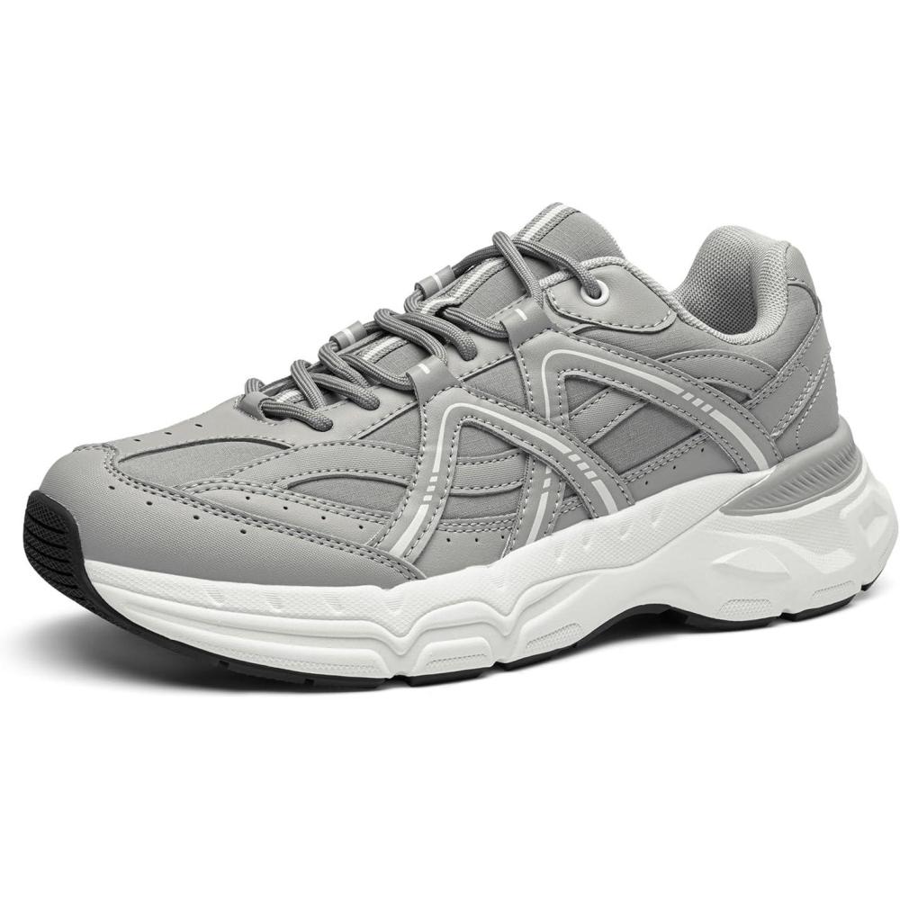 imageDREAM PAIRS Mens Retro Fashion Sneakers Cam Classic Y2K Chunky Comfortable Casual Lifestyle Walking Tennis Shoes