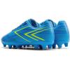 DREAM PAIRS Boys Girls Soccer Cleats Kids Youth Firm Ground Football Shoes for Little/Big Kid(Blue)