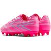 DREAM PAIRS Boys Girls Soccer Cleats Kids Youth Firm Ground Football Shoes for Little/Big Kid(Hot Pink)
