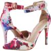 DREAM PAIRS Oppointed-Ankle Women’s Pointed Toe Ankle Strap D’Orsay High Heel Stiletto Pumps Shoes(Floral)