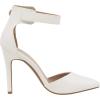 DREAM PAIRS Oppointed-Ankle Women’s Pointed Toe Ankle Strap D’Orsay High Heel Stiletto Pumps Shoes(White)