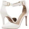 DREAM PAIRS Oppointed-Ankle Women’s Pointed Toe Ankle Strap D’Orsay High Heel Stiletto Pumps Shoes(White)