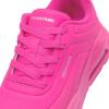 DREAM PAIRS Women Platform Wedge Walking Reese Chunky Shoes High Heel Air Cushion Casual Fashion Sneaker.(Hot Pink)
