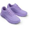 DREAM PAIRS Women Platform Wedge Walking Reese Chunky Shoes High Heel Air Cushion Casual Fashion Sneaker.(Purple)