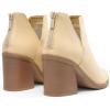 DREAM PAIRS Women’s Ankle Boots Chunky Heel Pointed Toe Short Booties Shoes(Nude-suede)