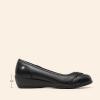 DREAM PAIRS Women’s Ballet Flats Business Office Work Dress Shoes Comfortable Dressy Flats for Women(Black)