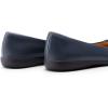 DREAM PAIRS Women’s Ballet Flats, Comfortable Round Toe Slip on Dressy Work Office Shoes with Arch Support(Navy)