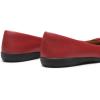 DREAM PAIRS Women’s Ballet Flats, Comfortable Round Toe Slip on Dressy Work Office Shoes with Arch Support(Red)