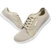 DREAM PAIRS Women’s Barefoot Walking Wide Toe Box Zero Drop Minimalist Sneakers Non Slip Breathable Comfortable Lightweight Walking Shoes(Beige)